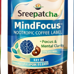 Sreepatcha MindFocus™ Nootropic Coffee Label