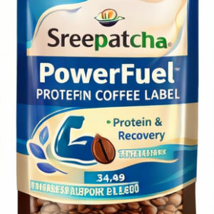 Sreepatcha PowerFuel™ Protein Coffee Label